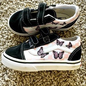 Vans with Butterfly print